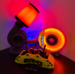 TurboGlow Turbo Temalı Gece Lambası - Görsel 3